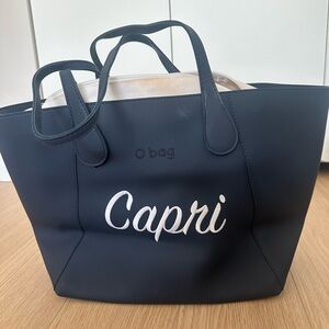 O Bag Capri Navy Tote